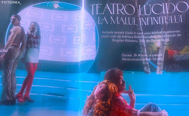Doina RUȘTI - Luciditate fără dramă Noul spectacol al lui Afrim: Teatro Lúcido la Malul Infinitului